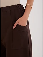 RV DR 9719 1.22 tmavohnedé tepláky