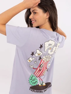 Tričko D12022AI02645S svetlo fialové