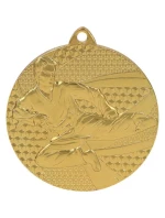 Zlatá medaila karate - oceľová medaila