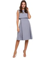 Dámske šaty s odhaleným chrbtom K005 - Makover Dámske šaty s odhaleným chrbtom K005 - Makover