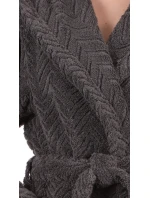 Unisex župan Athena s kapucňou 3116 antracit - Vestis