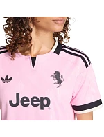 Dámske tričko adidas Juventus 26/27 Away Cropped Jersey, ružovo-čierne, KB8842 Dámske tričko adidas Juventus 26/27 Away Cropped Jersey, ružovo-čierne, KB8842