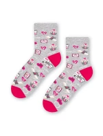 Dámske ponožky Steven art.136 Srdce Dámske ponožky Steven art.136 Srdce