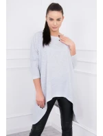 Oversize blúzka svetlo šedá Oversize blúzka svetlo šedá