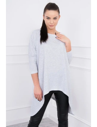 Oversize blúzka svetlo šedá Oversize blúzka svetlo šedá