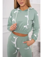 Sada s potlačou pištole tmavo mätová Sada s potlačou pištole tmavo mätová