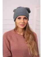 Dámska čiapka Lorena K377 tmavo šedá
