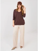 Blúzka RV BZ A1192.71 tmavohnedá