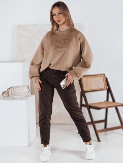 Dámska mikina COSYONE coffee v jednej veľkosti FashionStreet BY1351