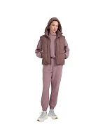 Dámska vesta 4F F299 tmavohnedá 4FWAW25TVJAF299 80S