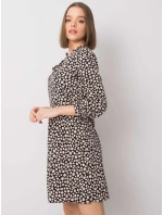 Šaty WN SK R817.66 čierna a béžová