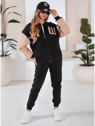 Dámska tepláková súprava MALWA black FashionStreet AY0768 Dámska tepláková súprava MALWA black FashionStreet AY0768