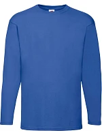 Fruit of the Loom Valueweight T LSL Tričko s dlhým rukávom 16.1038 kráľovská modrá