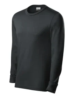 Tričko Resist LS unisex ebony gray