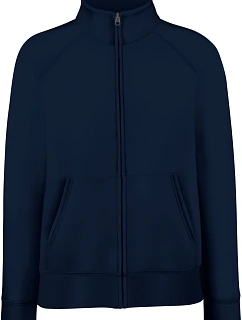 Fruit of the Loom Premium Lady-Fit Sweat Jacket Dámska mikina 16.2116 tmavomodrá
