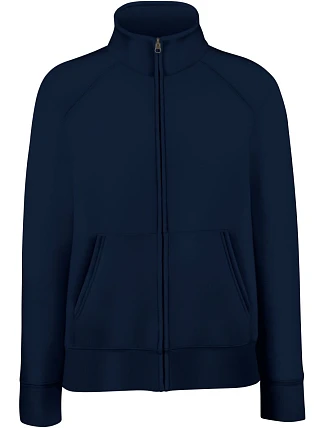 Fruit of the Loom Premium Lady-Fit Sweat Jacket Dámska mikina 16.2116 tmavomodrá