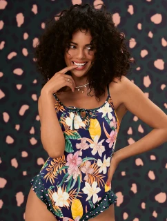 Jednodielne plavky Style Joni 7734 deep lagoon - RosaFaia