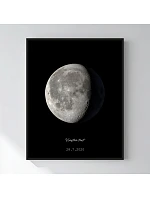 Personalizovaný magický fotobilder v ráme – 40x50 – fázy mesiaca Personalizovaný magický fotobilder v ráme – 40x50 – fázy mesiaca