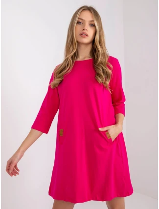 Dámske šaty RV SK 6274.36P Fuchsia - FPrice Dámske šaty RV SK 6274.36P Fuchsia - FPrice