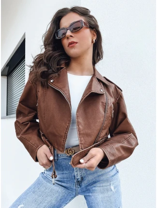 Dámska kožená bunda BADEN camel FashionStreet TY4337 Dámska kožená bunda BADEN camel FashionStreet TY4337