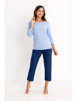 Regina 744 3/4 2XL-3XL W26 dámske pyžamo