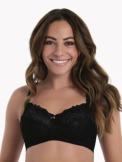 Mäkká podprsenka Suzette 5254 čierna - RosaFaia