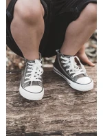 Dziecięce Wysokie Trampki Khaki Filemon