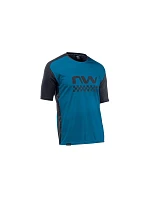 Cyklistické tričko NORTHWAVE Edge Jersey Short Sleeve – modré/čierne Cyklistické tričko NORTHWAVE Edge Jersey Short Sleeve – modré/čierne