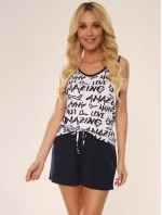 Dámske pyžamo DE LAFENSE 611 Amazing S-2XL