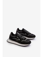 Sneakersy Męskie Big Star NN174321 Memory Foam System Czarne