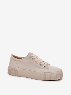 Dámske textilné tenisky Big Star RR274407 Beige