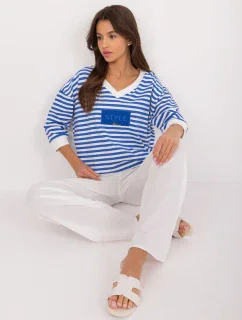 Blúzka RV BZ 9579.70 kobaltovo modrá