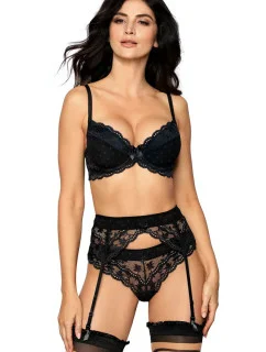 Dámsky podväzkový pás LAGERTA - Ružový