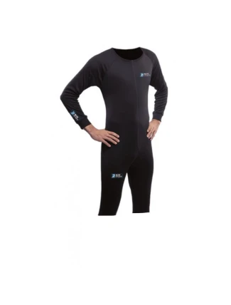 Chlapčenská funkčná jednodielna spodná bielizeň čierna - BlueSports