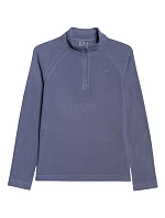 Dievčenská fleecová mikina 4F F060 tmavomodrá 4FJWAW25UFLEF060 31S