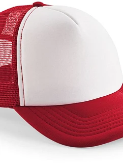 Beechfield B 645B Detská 5-panelová sieťovaná čiapka s kšiltom 53.645B classic red/white
