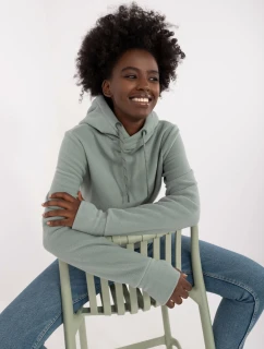 Mikina D20005M02627B1 pistáciová