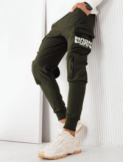 Pánske bojové nohavice zelené FashionStreet UX4171