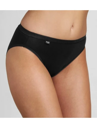 Dámske nohavičky Basic + Tai 2P čierne - Sloggi