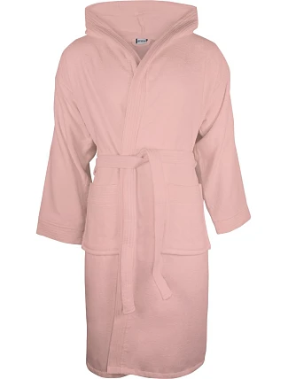 The One Towelling Velour Bathrobe Župan s kapucňou 48.1043 lososová The One Towelling Velour Bathrobe Župan s kapucňou 48.1043 lososová