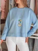 Dámska oversize maslová mikina s NUBISS modrá FashionStreet RY2803 Dámska oversize maslová mikina s NUBISS modrá FashionStreet RY2803