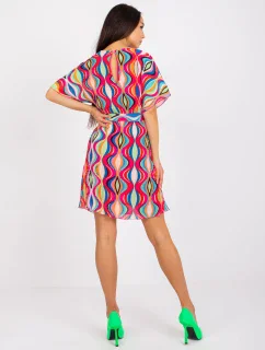 Šaty DHJ SK 9651.51 tmavo ružová