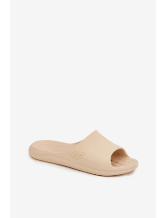 Damskie Klapki 4F 4FMM00FFLIF093A-83S Beżowe
