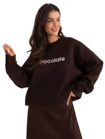 RV BL mikina A1036.22 tmavohnedá