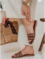 Dámske žabky STELLSAN brown FashionStreet ZY0855