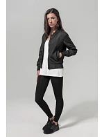 Build your Brand BY 044 Dámska bomberová bunda 56.0044 čierna