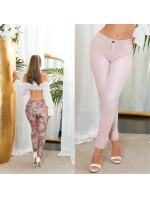 Sexy 2in1 Skinny Jeans with flower print