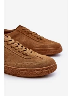 Trampki Męskie Zamszowe Big Star NN174186 Camel