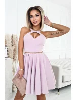 Dámske večerné šaty 234-20 162500 staro-ružová - Bicotone