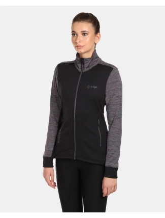 Dámska funkčná mikina SIREN-W Black with greyoi - Kilpi Dámska funkčná mikina SIREN-W Black with greyoi - Kilpi